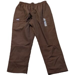 Cherokee Classics Brown Scrub Pants Size Large